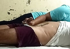 Bhabhi enjoys every moment of the wild fuckfest while convincing her husband