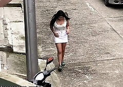 My neighbour was just plan to the store to do her errand.