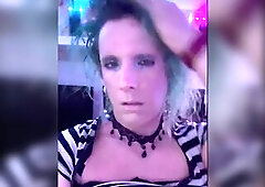 Fantastic hawt butt sissy wanking and shaking her large jock during the time that u look up at her during the time that this babe stands over u during