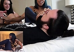 Blonde And Brunette Foot Fetish Fucking