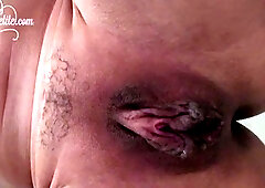 Solo pussy toying redhead sexy close up masturbation action