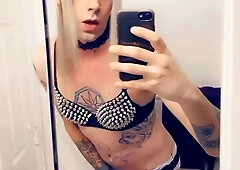 Rocker Transgender Princess Demonstrates off her Clitty in Innocence
