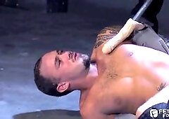 Policeman, inked, sextoys