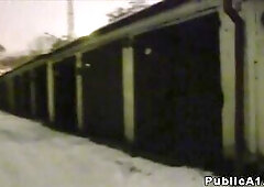 Stud walking the streets and saw sexy Czech brunette hair playgirl and after this guy offered cash for some shoot in a short time they discovered aban