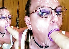Used condoms, stroked, casting