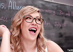 cougar orders a student to punish her bum