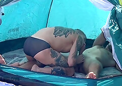A Couple Of Hot Guys Have Wild Sex On A Beach, Causing Vacationers To React Aggressively To Them