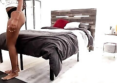 Slutty nineteen year old Brianna Moore hit us up specificually for BiGuysFUCK! This babe's had a Male+Male+Female 3some, but at no time seen 2 bo