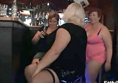Massive bazookas big beautiful woman have enjoyment in the bar