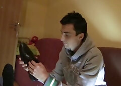 Debt Dandy - Very slim secretary dildo play