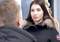 Alluring bidie-in at debt4k action