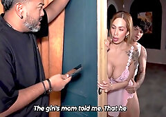 Milf Gets Fucked By Her Muscular Stepson Right In Front Of Her Husband With Angel Cruz And Anai Loves