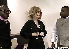 Nina Hartley Bangs Ebony Boyz for Votes
