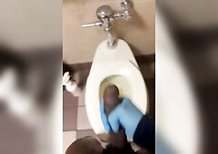 Had to Void urine at WORK and got EXCITED!! •groaning•