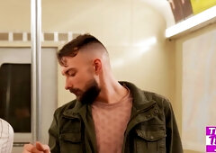 Subway Rail With the Rough Damsel Emma Rose.mp4