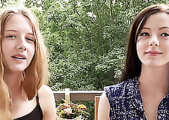 Ersties: 21-year-old German chick has her first lesbian experience