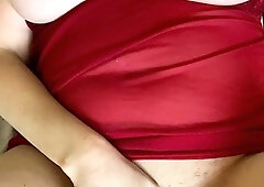 Big boobs milf masturbates with her dildo