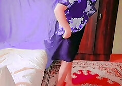 Sweet ladyboy gets an intense cumshot with hands-free action and a big load on that hot ass