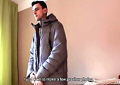 He Walks On The Street When He Finds A Twink & Takes His Chance To Talk To Him Into Having Sex With Him