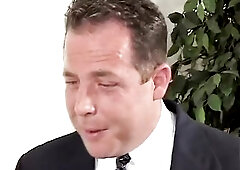 Lascivious babysitter gets 3some action with her boyfriend and her boss