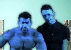 Drill My Hole: Inked and muscle Damon Heart rimming