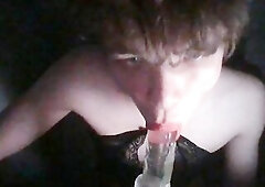 Sissy Mouth trenning Sucked Large Penis