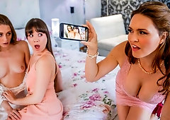 Kyler Quinn, Alison Rey and Krissy Lynn are enjoying hot sex