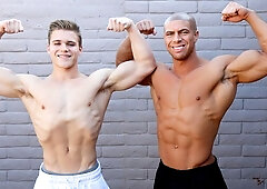 Muscular men fucking (Kyle Dean and Sean Costin)