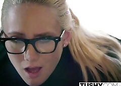 Breathtaking golden-haired AJ works as a Personal Assistant. Her boss, a sexy Italian chap who likes to be slavemaster, features greatly in her hawt l