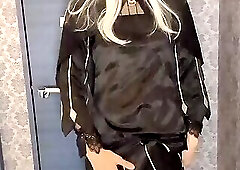 Witch hides a wand in her skirt