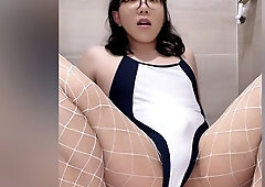 Riding A Dildo Peed On Myself Twice Got Dirty Lets Shower Together