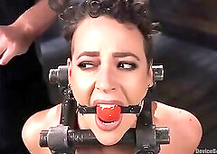 Sex Slave Lilith Luxe Humiliated with Head Shaving and Orgasms