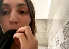 Eating Cream From My Pussy - A Hungry Solo Teen Webcam Show