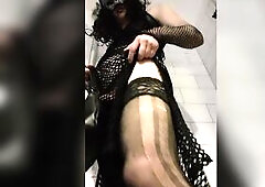 Femboy in a recent costume and with a recent handbag