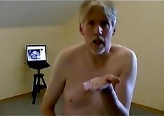 Porn actor Tom Reider masturbates and ejaculates for a couple