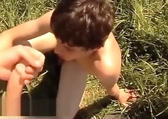 Cute European twinks fucking and jerking part5