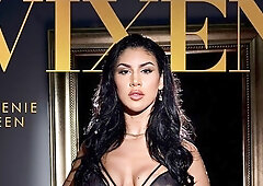 Vixen featuring Queenie Sateen's long hair sex