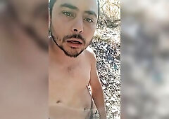 julian spurrts dirty cum discharged during the time that walking down the street