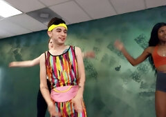 Aerobics Instructor Gets Fucked