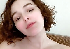 Awesome Teen With Big Boobs Dildo Masturbation