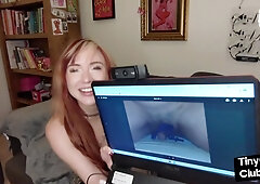 SPH amateur sex babe talking dirty about small cock guys