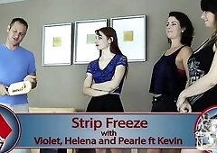 In a tantalizing twist, Helena, Violet, and Pearle return for a gripping round of Disrobe Freeze, where the alluring tension builds with each piece of
