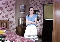 Sophia Smith is a great upskirt tease!