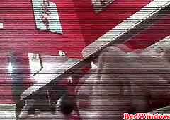 Witching nymphet's brunette action