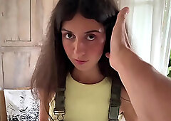 Prank on a babe from the Snake Catching Service - Showed her my snake in my pants