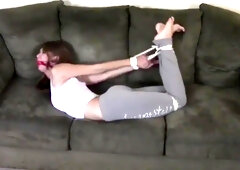 Chrissy marie bound and gagged naked by a repairman