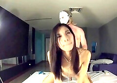 Transgender princess, handcuffs, inexperienced