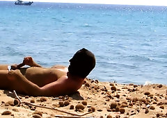 Masturbation at the beach