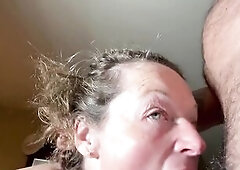Older mother I'd like to fuck plays with her stud’s teats, then takes his hard rod In her throat, nice-looking Green Eyes