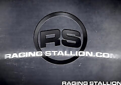 RagingStallion Ample Spunk-Pump Manager Dad Pop-Shot All Over Ur Facial Hair